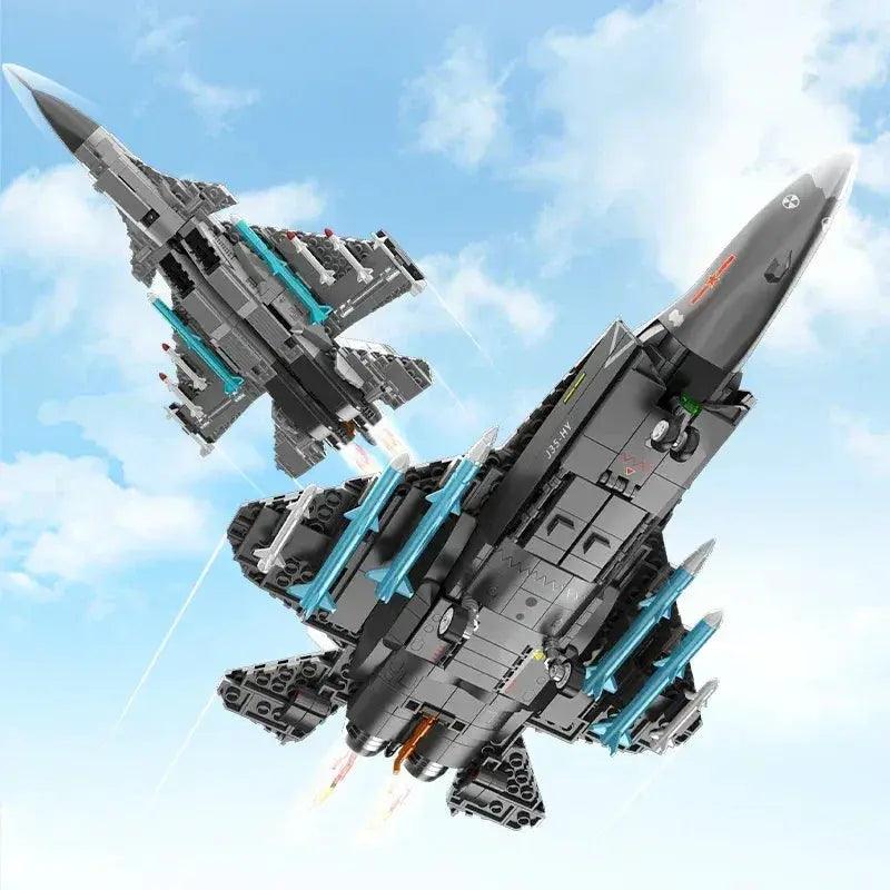  Sembo Armed Aircraft Building Blocks Kit Lego -  ToylandEU™