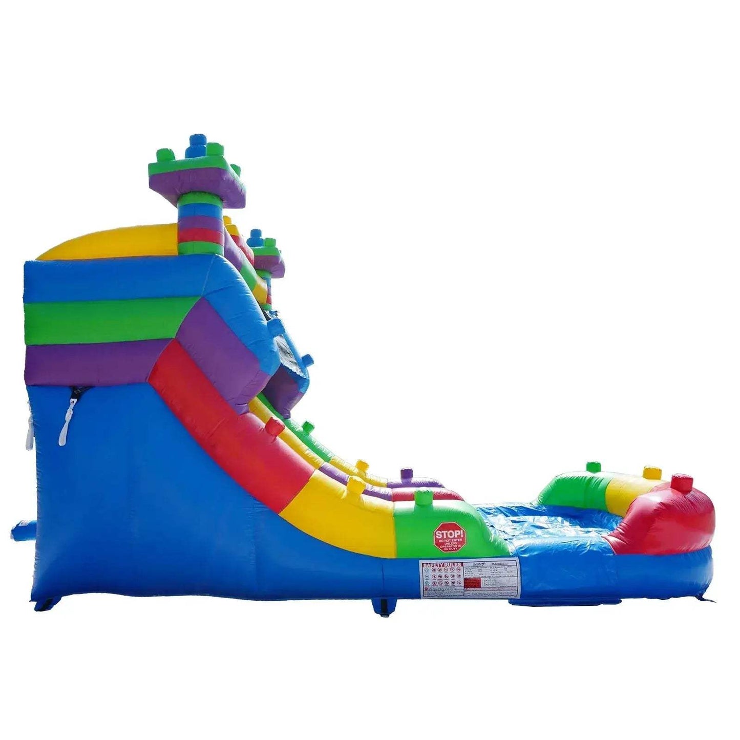 Semi Commercial Inflatable Water Slide Bounce House With Shallow Pool - ToylandEU