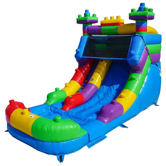  Semi Commercial Inflatable Water Slide Shallow Pool -  ToylandEU™
