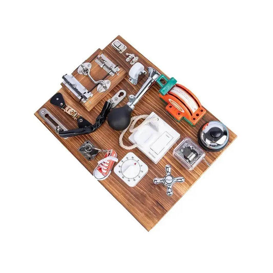  Montessori Interactive Busy Board DIY Sensory Toy For Kids 0 To 12 Years Learning -  ToylandEU™