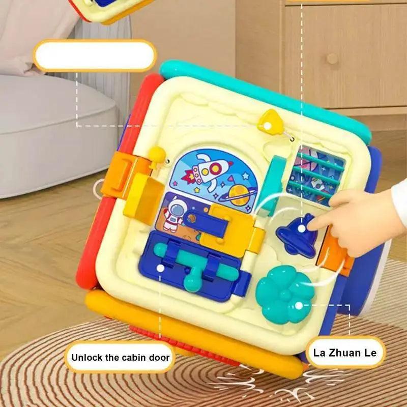  Engaging Montessori Sensory Cube With Musical Lights For Early Learning Development Toy -  ToylandEU™