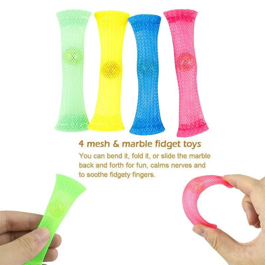 Sensory Relief Woven Mesh Tube Fidget Toy for Autism & ADHD - ToylandEU