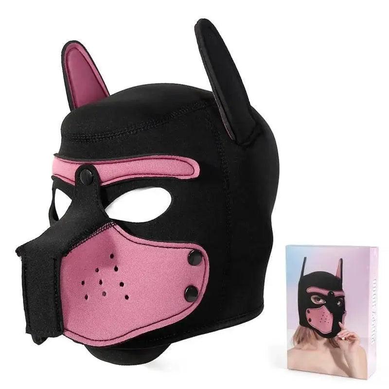  Sensual Dog Mask Full Head Padded Rubber Toyland EU -  ToylandEU™