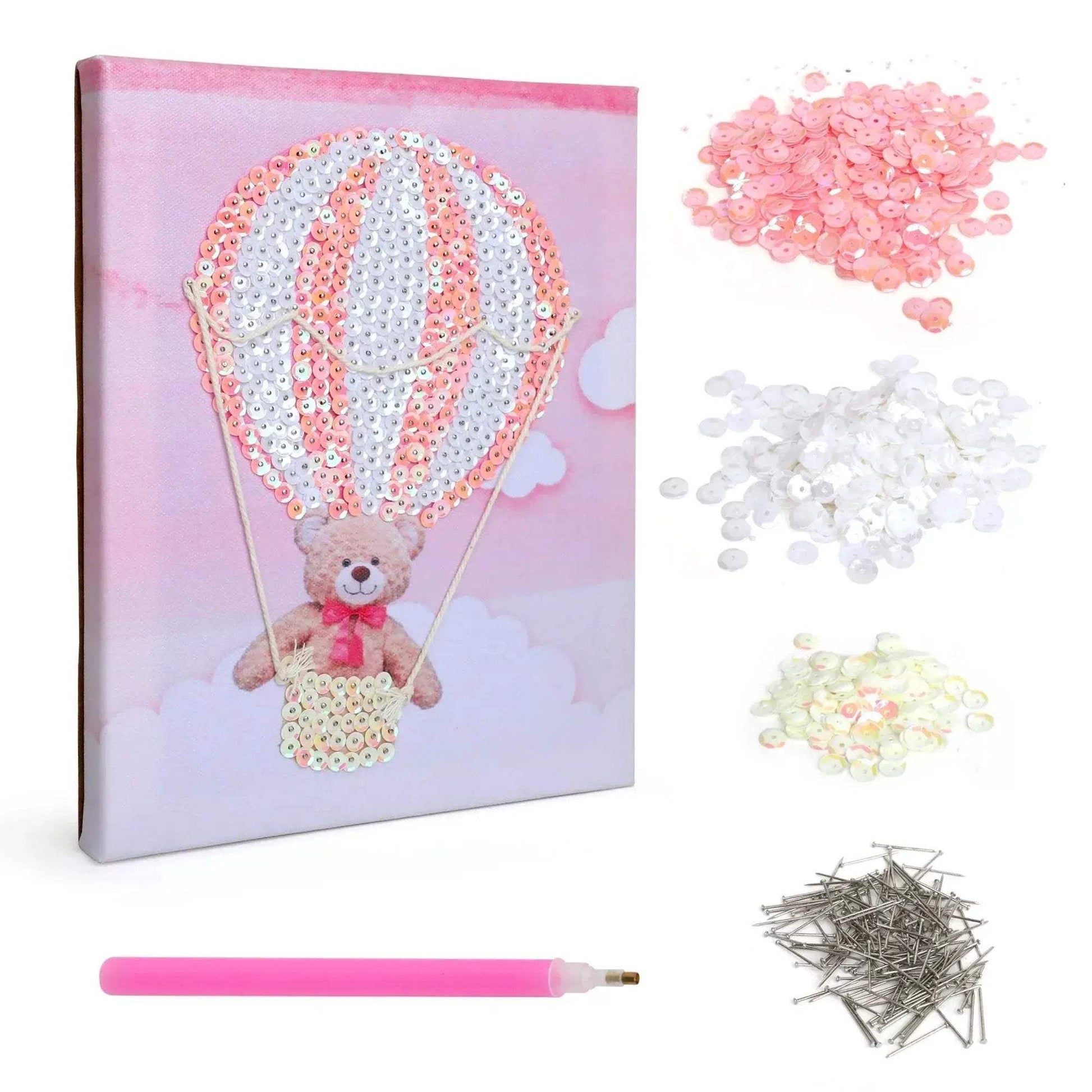 Sequin Balloon Art Kit for Kids Sparkling DIY Craft Fun - ToylandEU