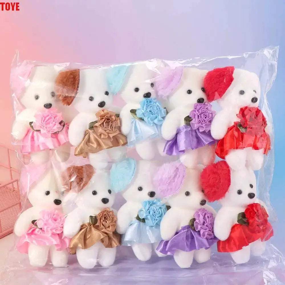 Set Of Foam Bear Plush Toys For Bouquet Decoration - ToylandEU