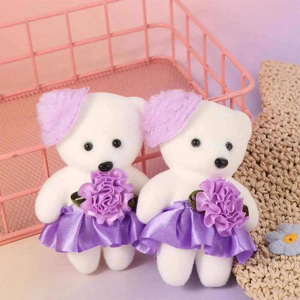 Set Of Foam Bear Plush Toys For Bouquet Decoration - ToylandEU