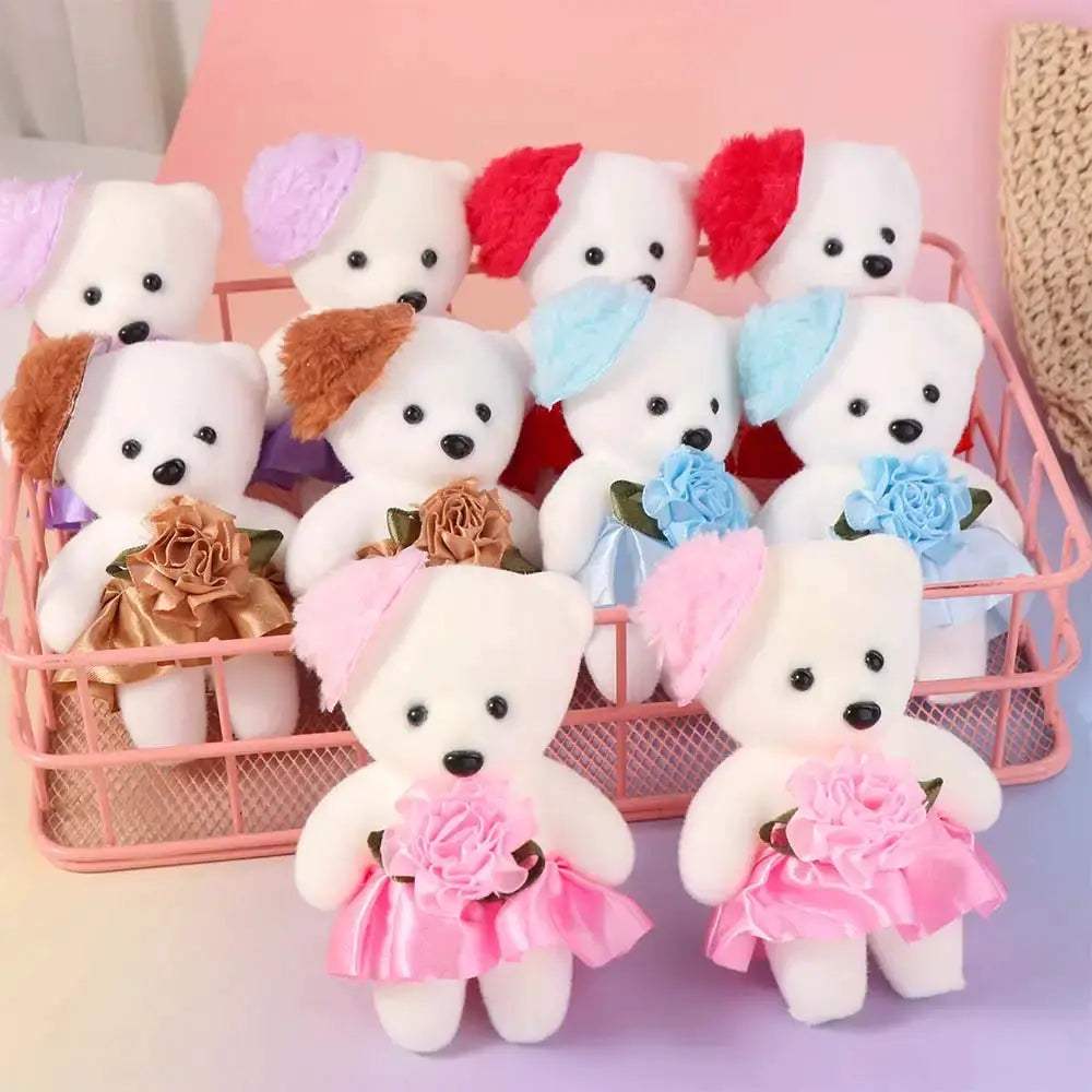 Set Of Foam Bear Plush Toys For Bouquet Decoration - ToylandEU