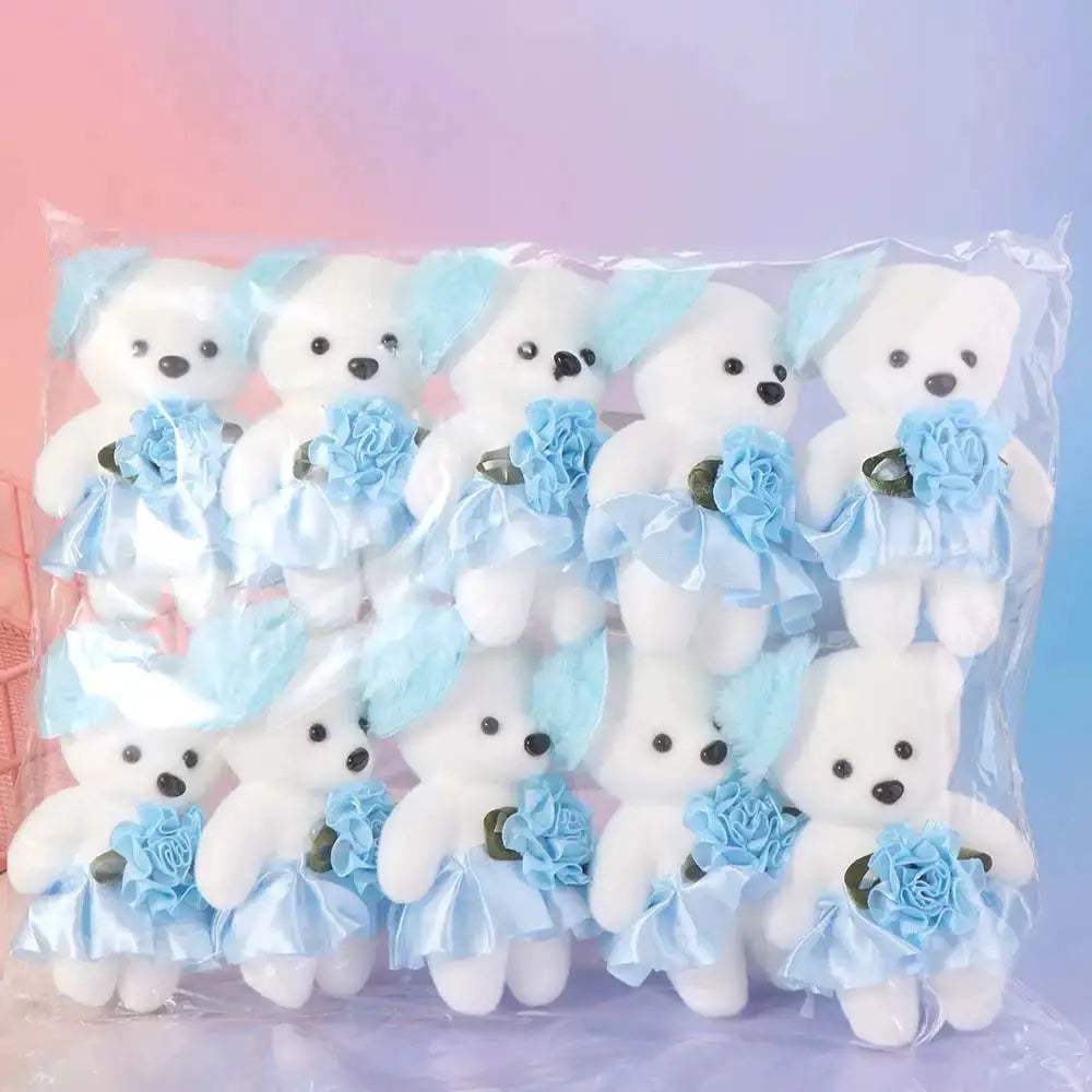 Set Of Foam Bear Plush Toys For Bouquet Decoration - ToylandEU