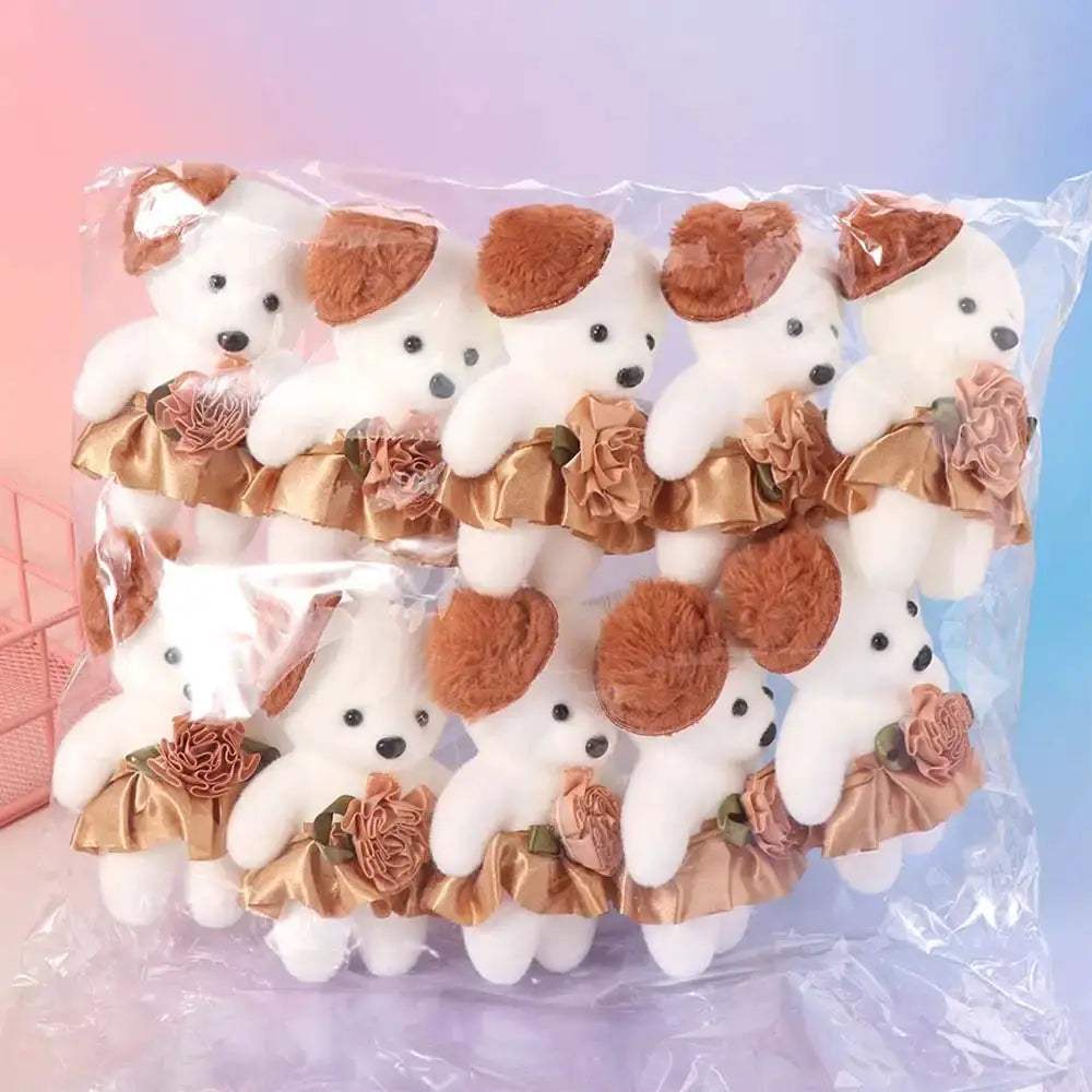 Set Of Foam Bear Plush Toys For Bouquet Decoration - ToylandEU