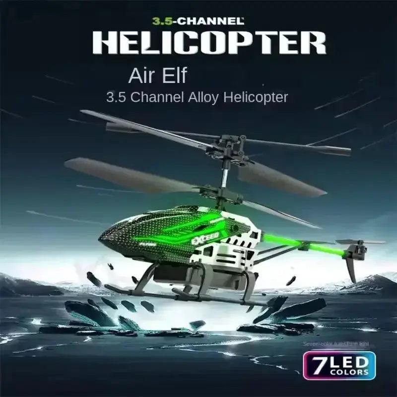  Seven Color LED Alloy RC Helicopter USB Rechargeable -  ToylandEU™