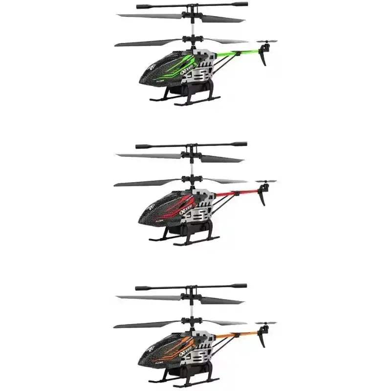 Seven Color LED Alloy RC Helicopter USB Rechargeable Fixed Height - ToylandEU
