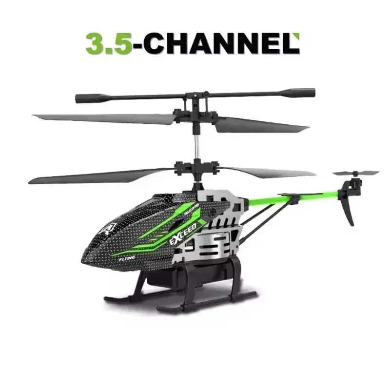 Seven Color LED Alloy RC Helicopter USB Rechargeable Fixed Height - ToylandEU