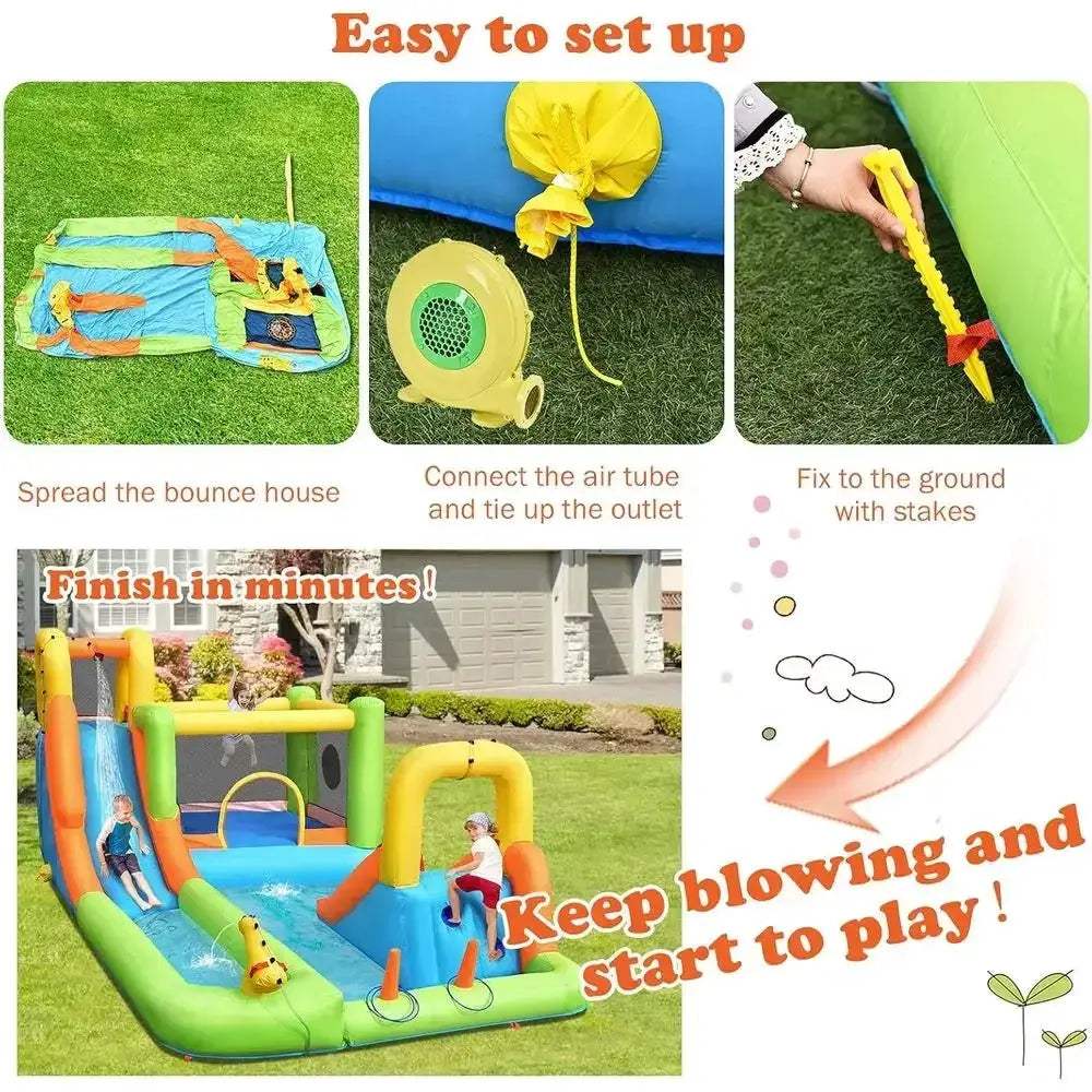 Seven In One Bounce House Water Park Backyard Family Fun - ToylandEU