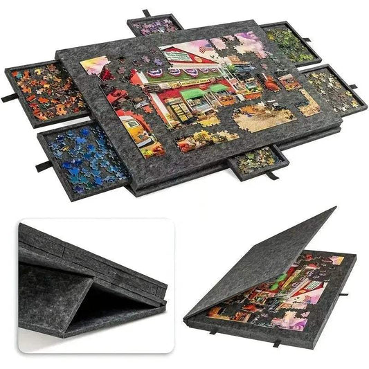  Seven Piece Puzzle Desk Drawer Organizer With Fabric -  ToylandEU™