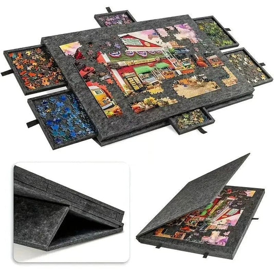  Seven Piece Puzzle Desk Drawer Organizer With Fabric -  ToylandEU™