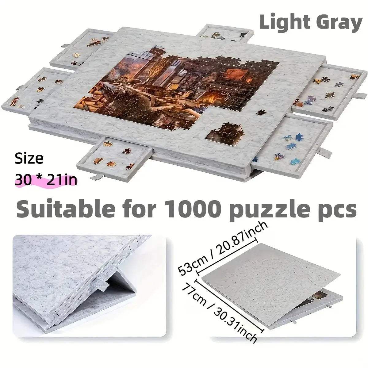  Seven Piece Puzzle Desk Drawer Organizer With Fabric -  ToylandEU™