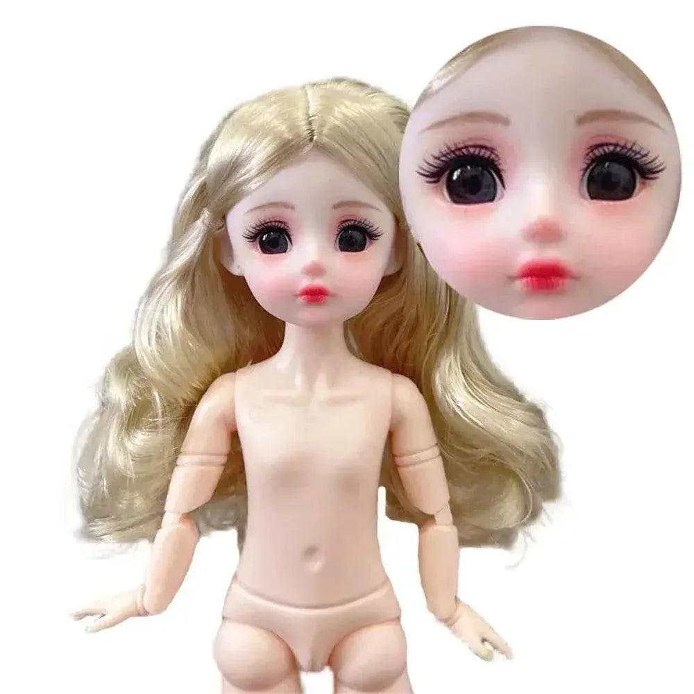  Sexy Face Gaze Desire Eyes 30cm Nude Doll Girl Body 1/6 -  ToylandEU™