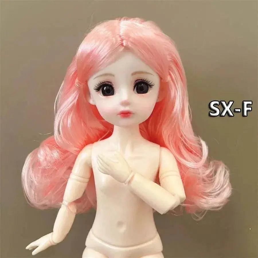  Sexy Face Gaze Desire Eyes 30cm Nude Doll Girl Body 1/6 -  ToylandEU™