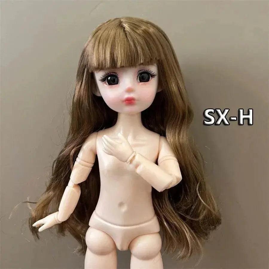  Sexy Face Gaze Desire Eyes 30cm Nude Doll Girl Body 1/6 -  ToylandEU™