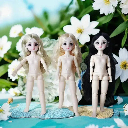  Sexy Face Gaze Desire Eyes 30cm Nude Doll Girl Body 1/6 -  ToylandEU™