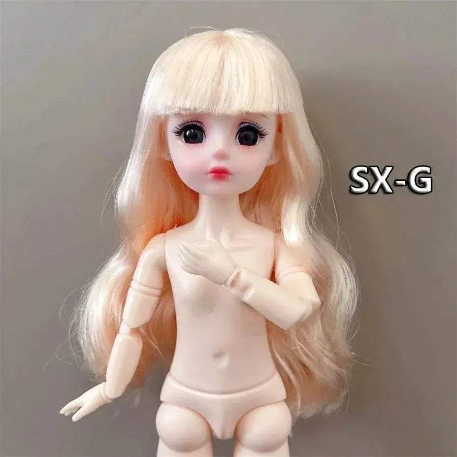  Sexy Face Gaze Desire Eyes 30cm Nude Doll Girl Body 1/6 -  ToylandEU™