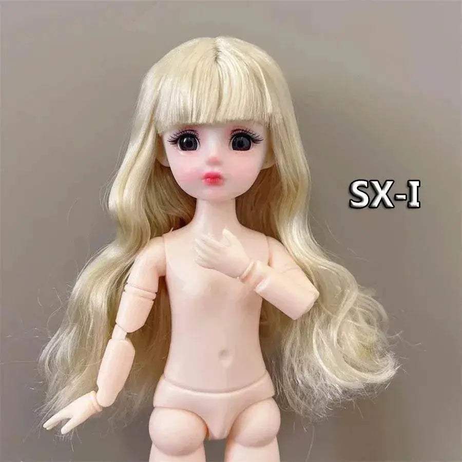  Sexy Face Gaze Desire Eyes 30cm Nude Doll Girl Body 1/6 -  ToylandEU™