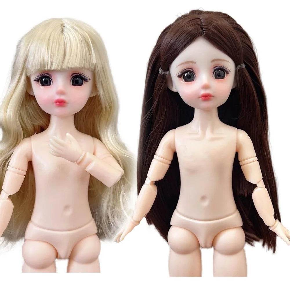 Sexy Face Gaze Desire Eyes 30cm Nude Doll Girl Body - ToylandEU