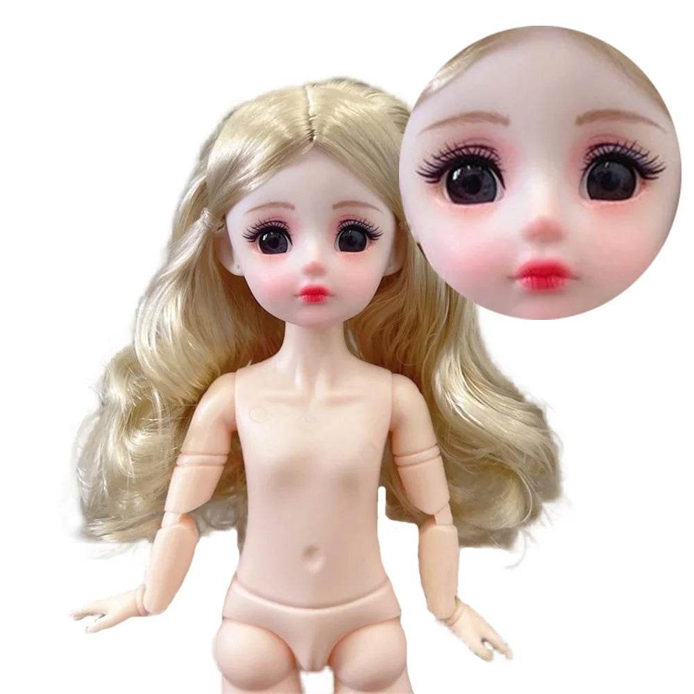 Sexy Face Gaze Desire Eyes 30cm Nude Doll Girl Body - ToylandEU