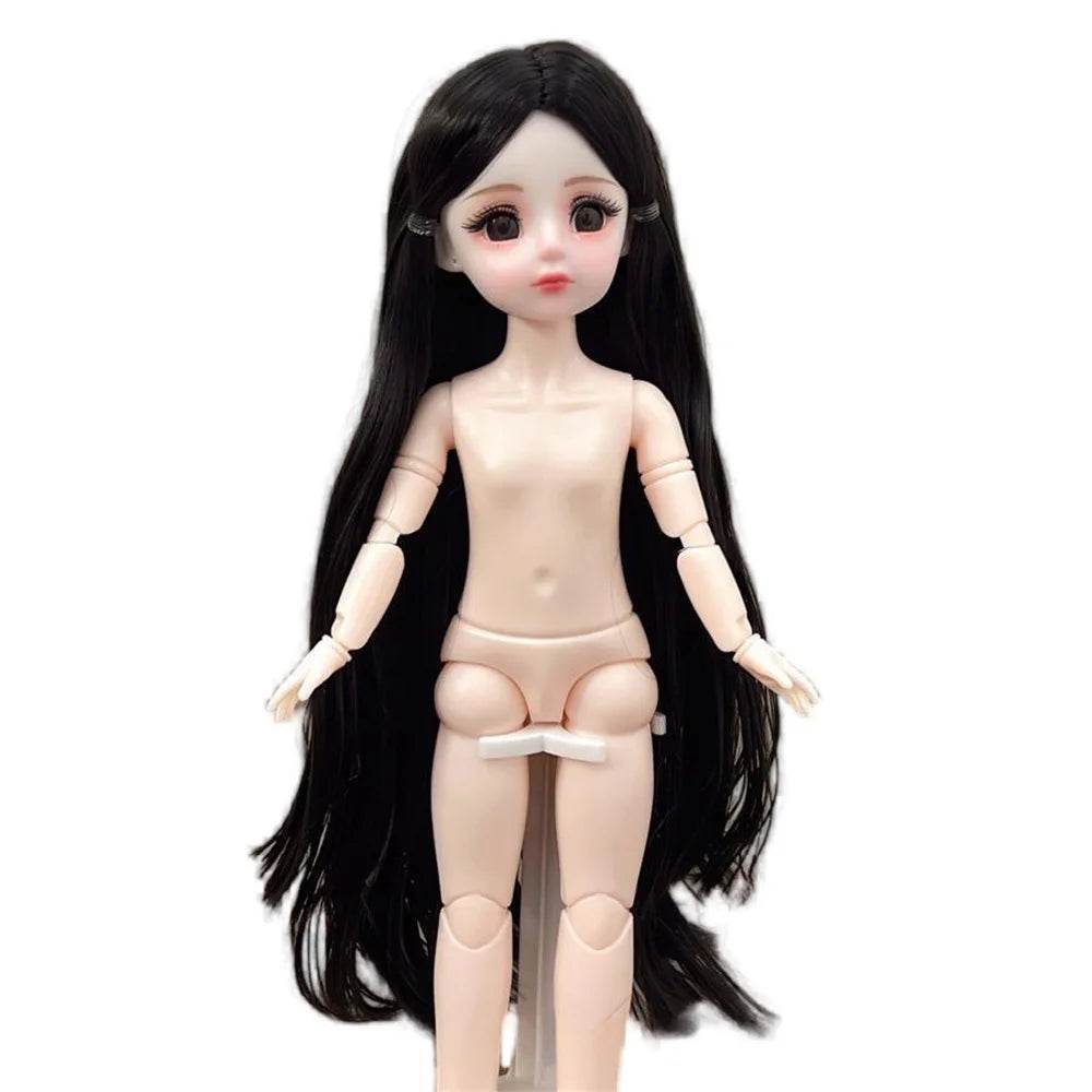 Sexy Face Gaze Desire Eyes 30cm Nude Doll Girl Body - ToylandEU