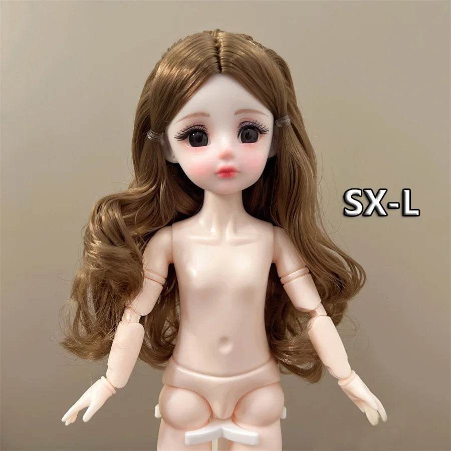 Sexy Face Gaze Desire Eyes 30cm Nude Doll Girl Body - ToylandEU
