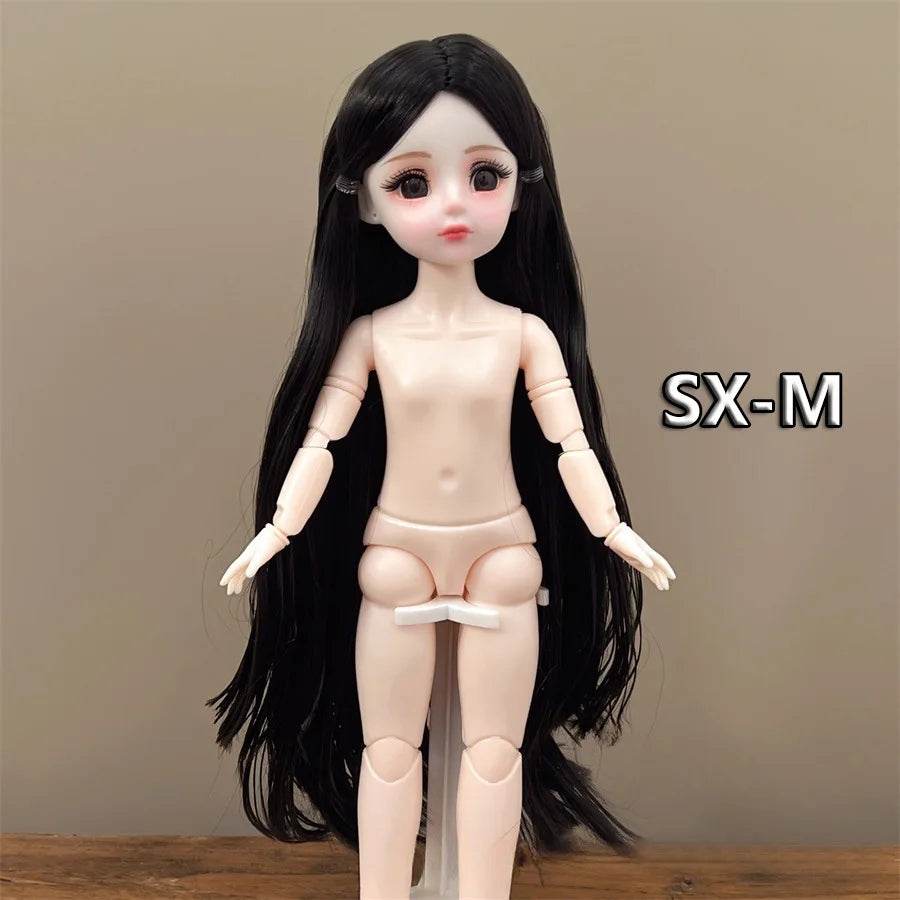 Sexy Face Gaze Desire Eyes 30cm Nude Doll Girl Body - ToylandEU