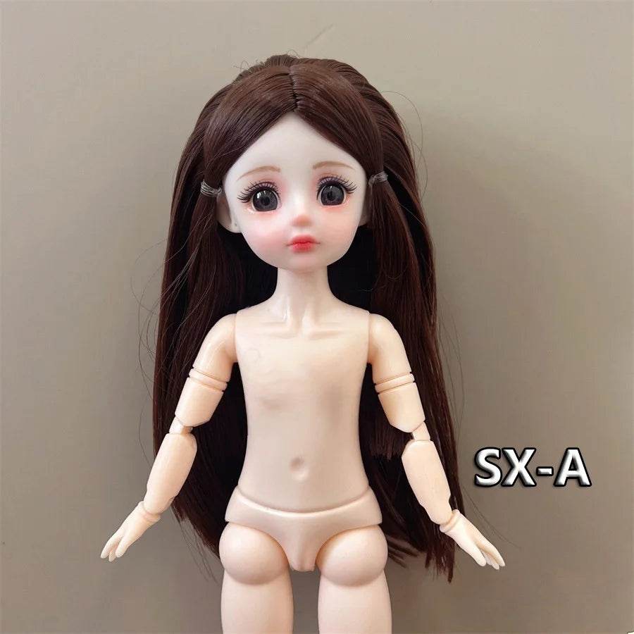Sexy Face Gaze Desire Eyes 30cm Nude Doll Girl Body - ToylandEU