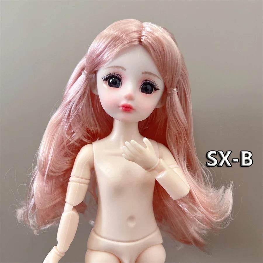 Sexy Face Gaze Desire Eyes 30cm Nude Doll Girl Body - ToylandEU