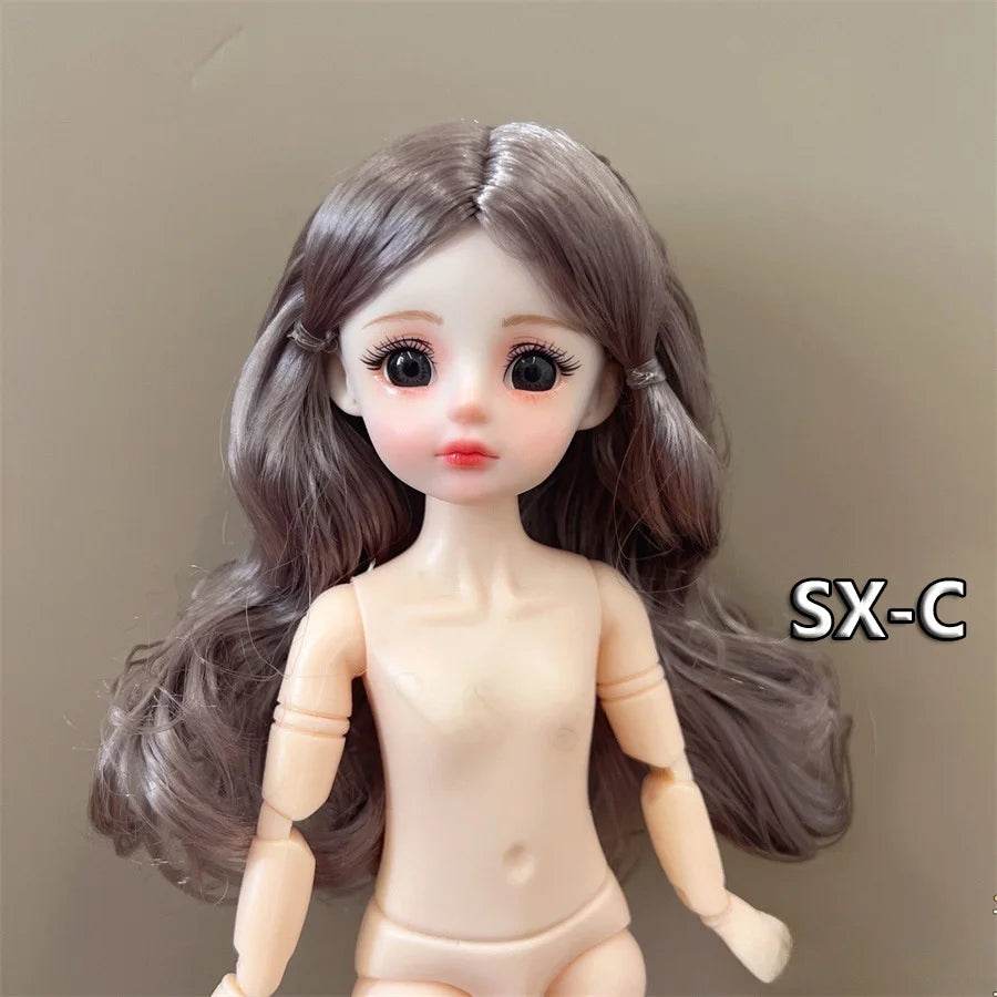 Sexy Face Gaze Desire Eyes 30cm Nude Doll Girl Body - ToylandEU