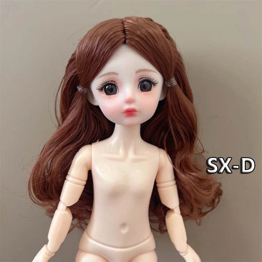 Sexy Face Gaze Desire Eyes 30cm Nude Doll Girl Body - ToylandEU