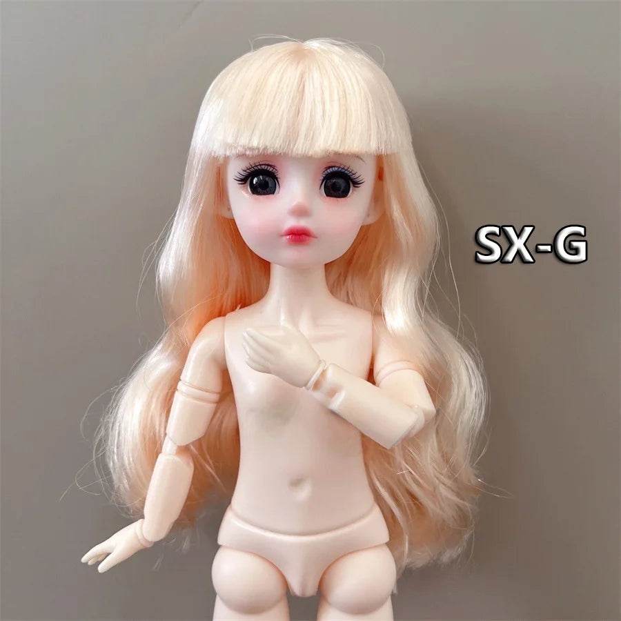 Sexy Face Gaze Desire Eyes 30cm Nude Doll Girl Body - ToylandEU