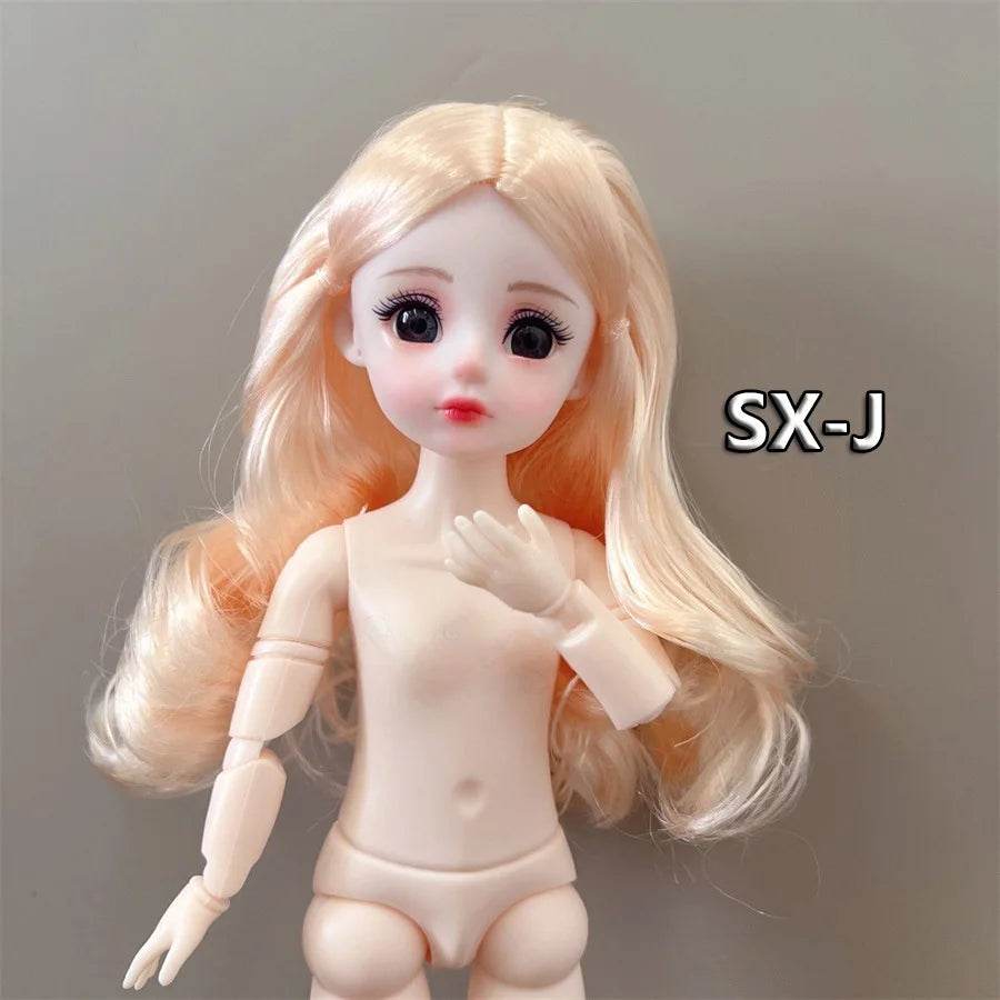 Sexy Face Gaze Desire Eyes 30cm Nude Doll Girl Body - ToylandEU