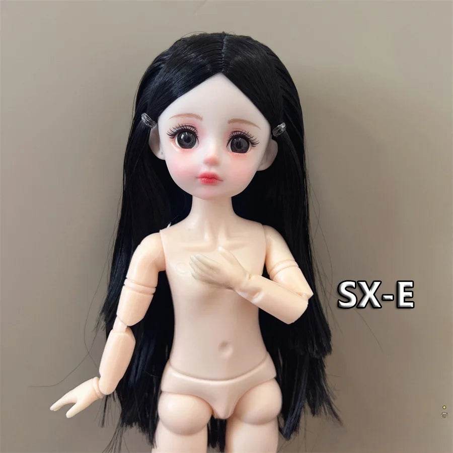 Sexy Face Gaze Desire Eyes 30cm Nude Doll Girl Body - ToylandEU
