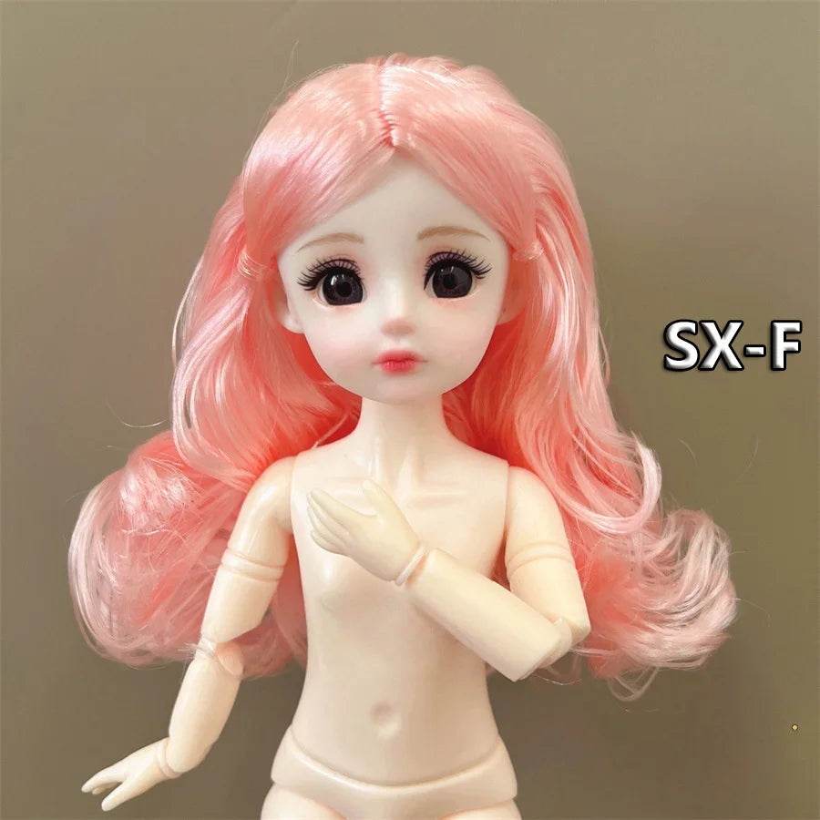 Sexy Face Gaze Desire Eyes 30cm Nude Doll Girl Body - ToylandEU