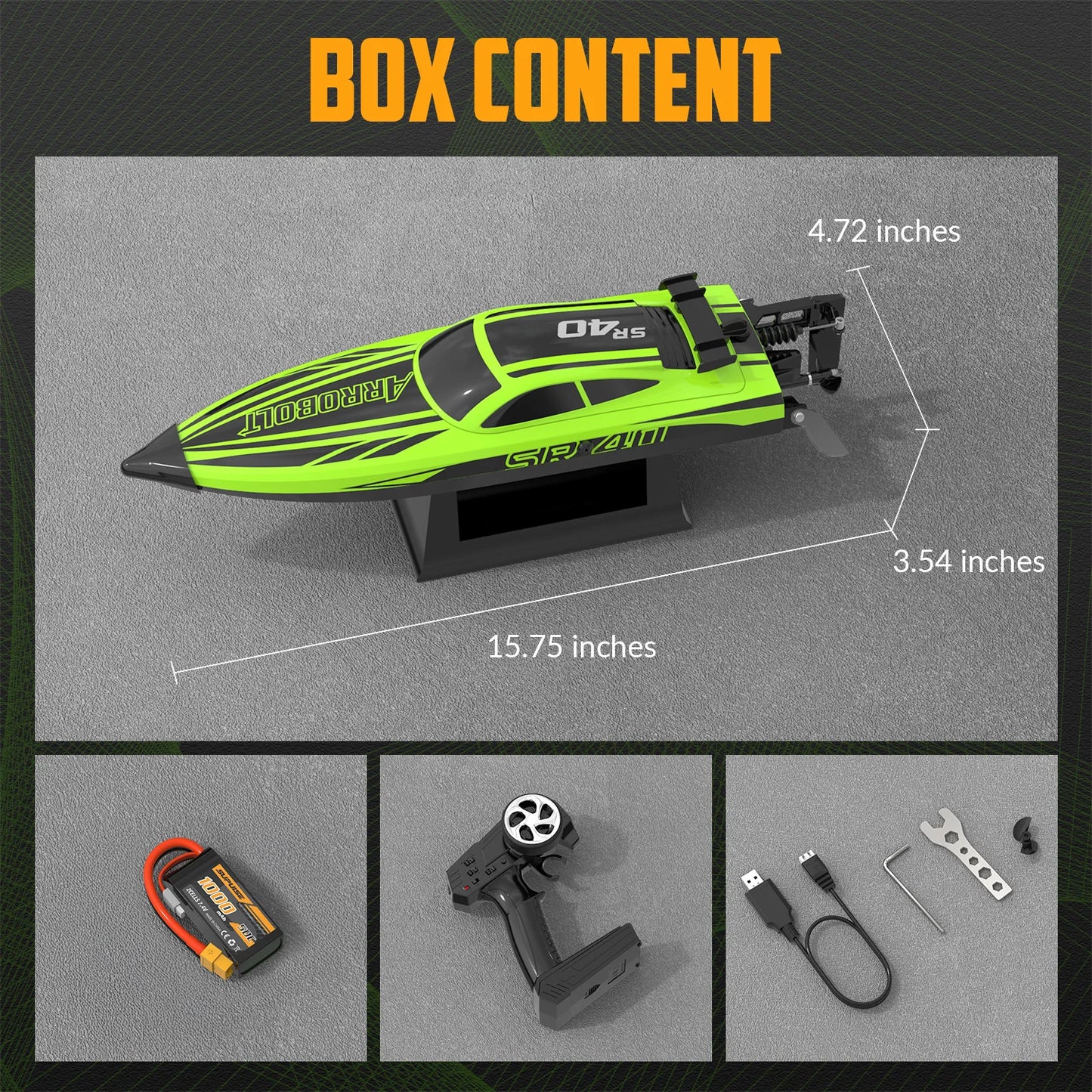 RC Boat | Brushless Motor | Top Speed 35 MPH | Pro Racing Edition