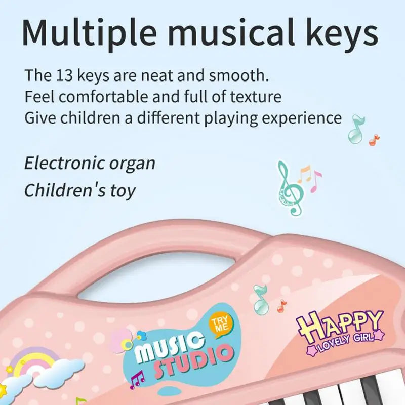 Musical Electronic Toy Keyboard for Kids with 13 Keys - ToylandEU