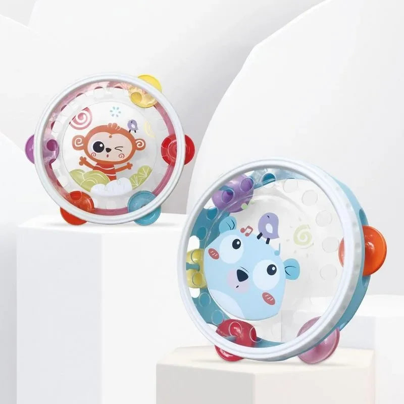 Musical Baby Tambourine with Clapping Drums for Early Education