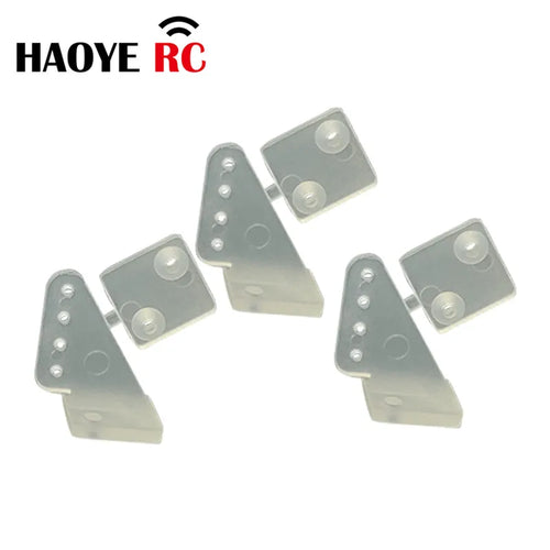 Haoye 10Pcs Nylon Zip Horns/Pin Horn Without Screws 4Hole RC Airplanes - Replacement Accessories for Electric Planes and Foam Models ToylandEU.com Toyland EU