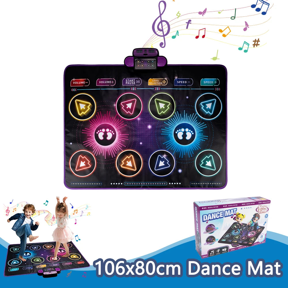 Kids Electronic Dance Mat Blanket With 9 Levels Educational Fun