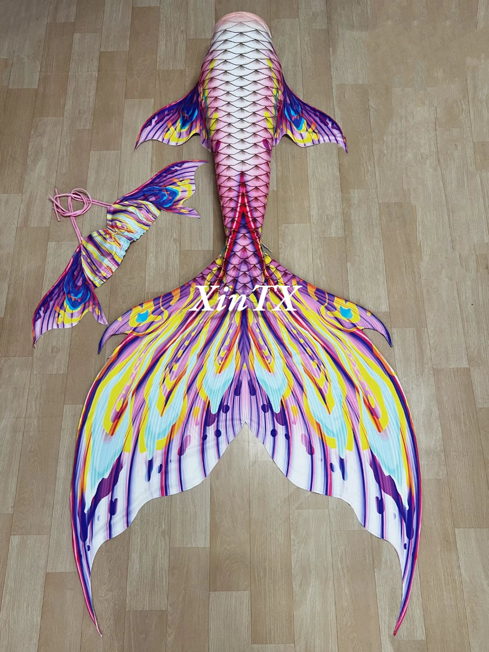 Mermaid Tail Swimsuit | Monofin Optional | Polyester Elastane | Adult