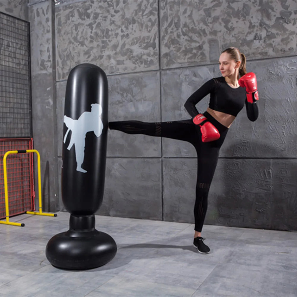 Inflatable Boxing Bag For Adults And Kids Stress Relief