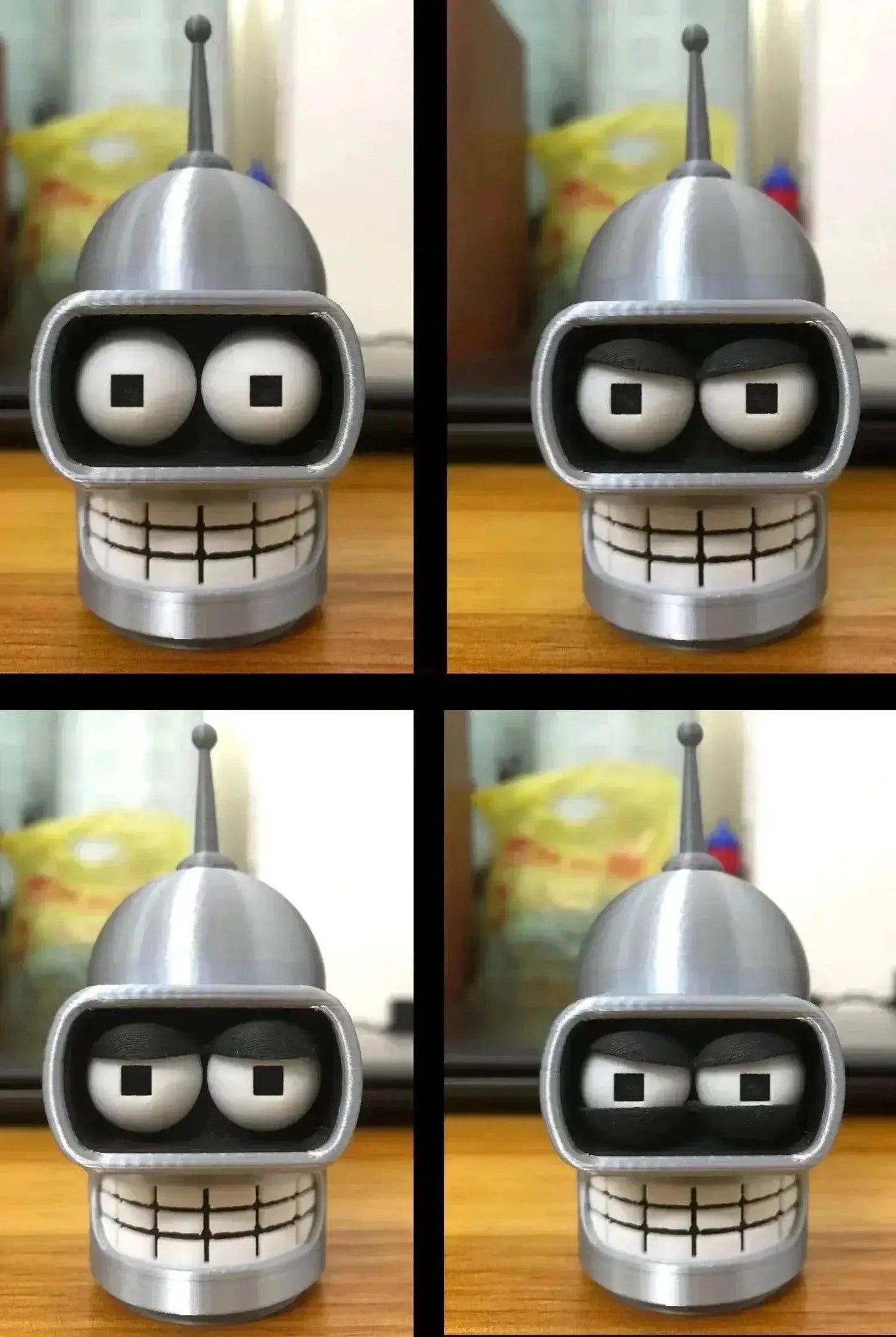 In Stock Cartoon Futurama Fry & Bender 3D Printing Action Figure Model Toys Gifts For Kids - ToylandEU