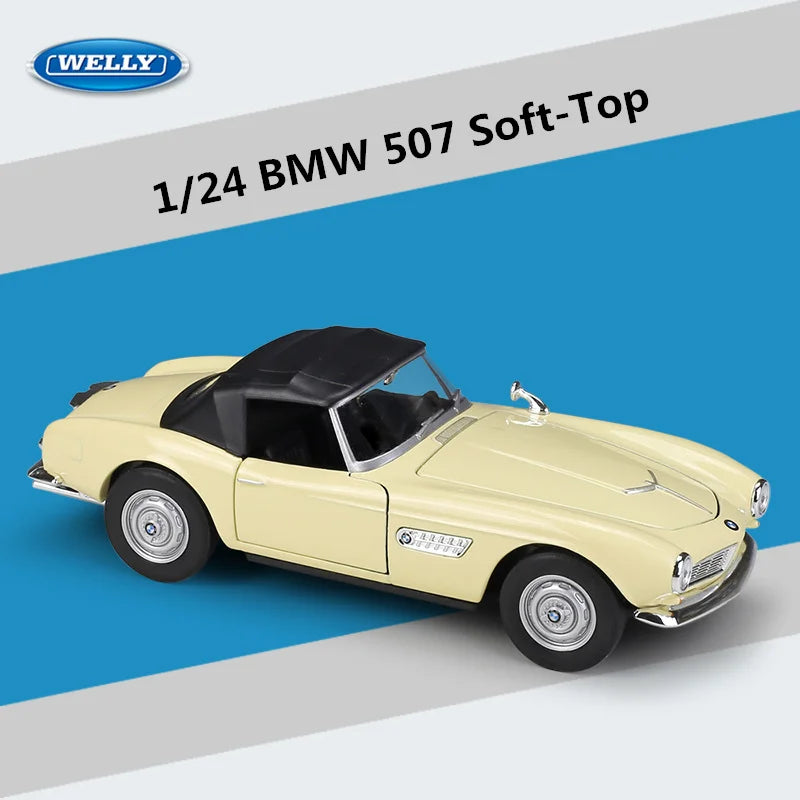 Diecast Car Model | 1:24 Scale | BMW 507 Alloy | Classic Collection