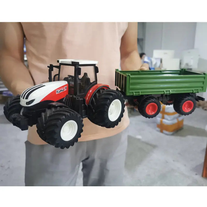 RC Farm Car Tractors Trailer 2.4G Radio Controlled Cars Farming - ToylandEU