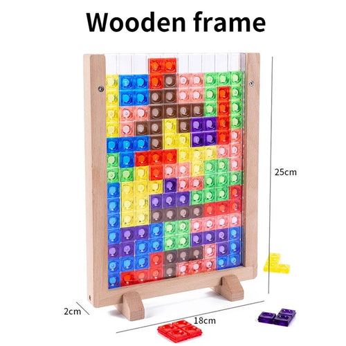 Colorful 3D Wooden Tangram Math Puzzle Game for Children ToylandEU.com Toyland EU